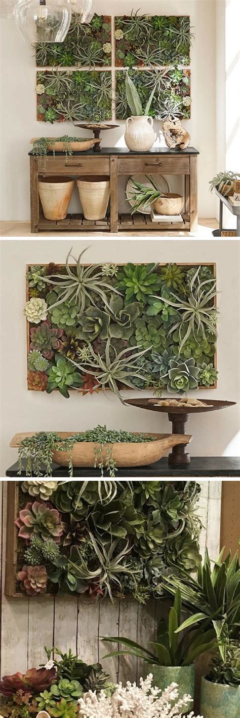 Succulent Wall Planter Wall Art Faux Plants Sponsored Faux