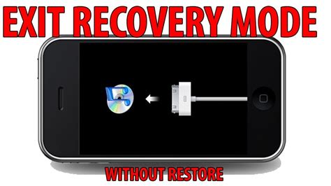 How To EXIT RECOVERY MODE Without RESTORE IPhone IPad IPod Touch