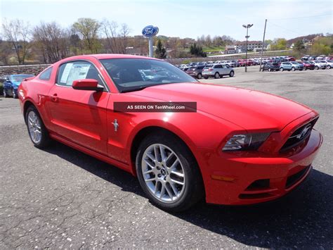 2014 Mustang V6 Coupe Premium Pony Package Automatic Race Red Comfort Group