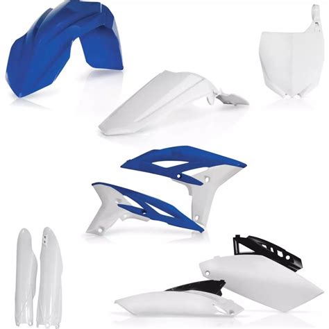 Kit Plastiques Complet Acerbis Yamaha YZF250 2010 12 Bleu Blanc Kit