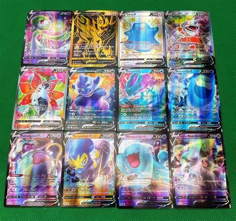 Sassy Sister Bling 2022 New Pokemon Cards Holographic Board Game Vstar