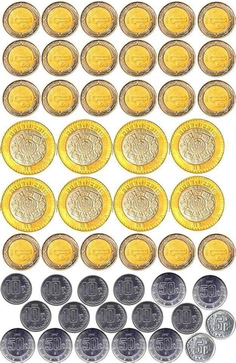 Monedas Moneda Mexicana Monedas De 10 Actividades De Dinero