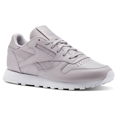 Reebok Classic Leather Ps Pastel Lavender Luck White Femme Classics Pemba Crown