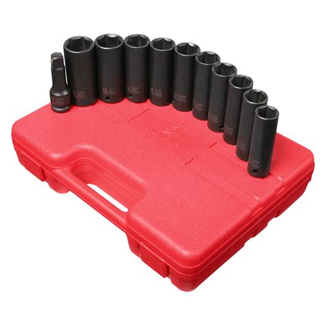 Sunex 2611 Extra Thin Wall Deep Impact Socket Set TOOLSiD