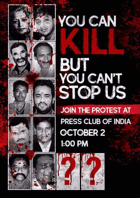 India Erupts in 12 City Protest on October 2 & 5: Gauri Lankesh ...