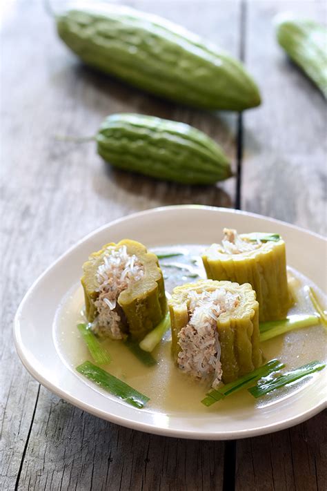 Stuffed Bitter Melon Soup Canh Khổ Qua Hungry Huy