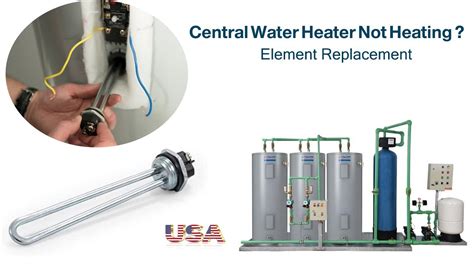 Central Water Heater Not Heating Element Replacement Youtube