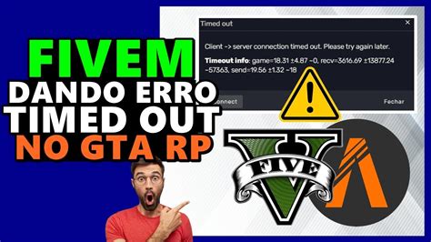 Erro Timed Out No Gta Rp Ao Abrir O Fivem Como Resolver Isso Youtube