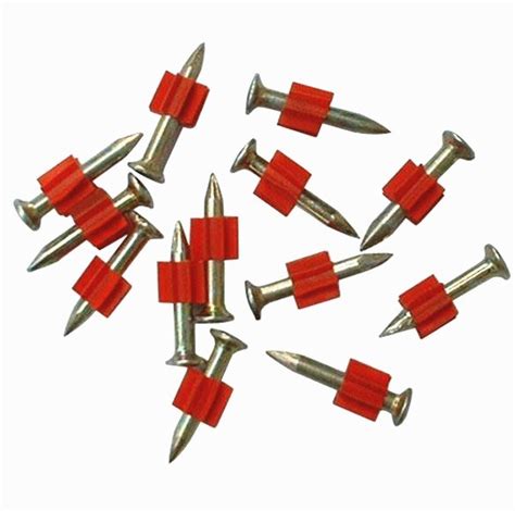 Concrete Shooting Nailsgun Shoot Nails With Pvc Red Buffer Shooting