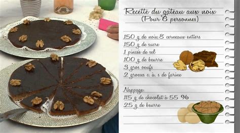 gâteau aux noix Les carnets de julie Recette de julie Gateau noix