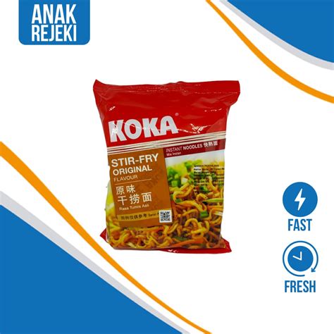 Koka Stir Fry Original Instant Noodle 85gr Original Stir Fry Flavor