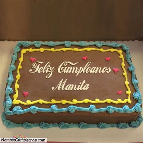 Feliz Cumplea Os Manita Tartas Tarjetas Deseos