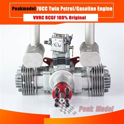 New Vvrc Rcgf 70cc Twin Cylinder Petrol Gasoline Engine Dual Cylinder