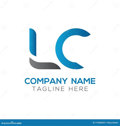 Initial Lc Letter Business Logo Design Vector Template Abstract Letter