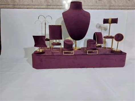 Velvet Jewellery Display Set At Rs Piece Jewellery Display