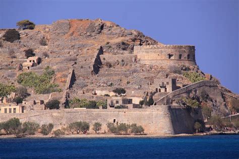 Spinalonga Leprosy Island Crete, Greece Editorial Photography - Image of water, mountain: 76154417