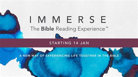 Immerse The Bible Reading Experience YouTube