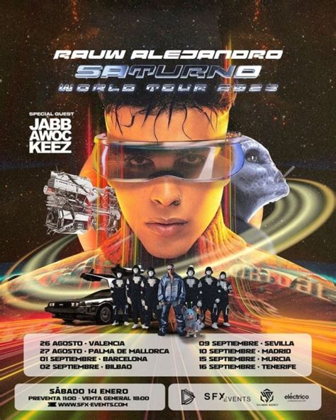 Conciertos de Rauw Alejandro en España 2023 Entradas Wake And Listen