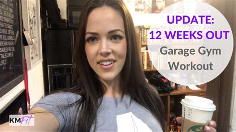 12 Weeks Out Bikini Prep Update Garage Gym Shoulder Workout YouTube