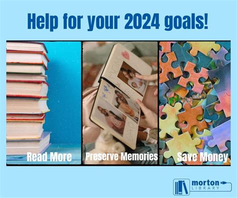 Help For Your 2024 Goals — Morton Library