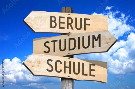 Beruf Studium Schule German Profession Studies School English