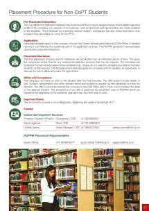 IIMB PGPPM Placement Brochure