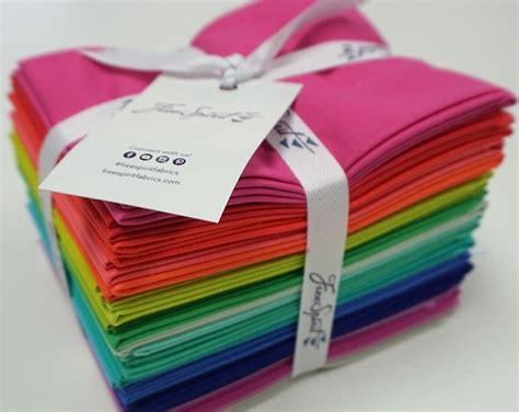 Tula Pink Designer Essentials Solids Fat Quarter Bundle Free Spirit