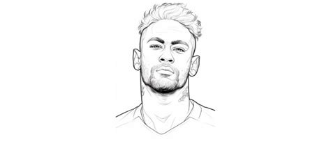 75 Desenhos Do Neymar Para Imprimir E Colorir Pintar Descubra A