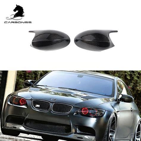 Carbon Fiber M Look Replacement Rearview Mirror Caps For Bmw E E