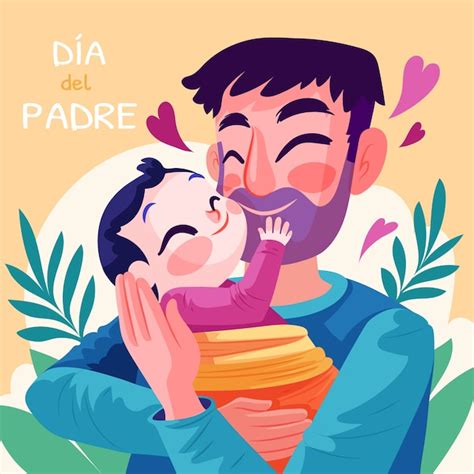 Ilustración Plana Para La Celebración Del Dia Del Padre Vector Gratis