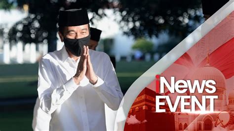 Idul Adha Terakhir Sebagai Presiden Ri Jokowi Salat Id Di Masjid Raya