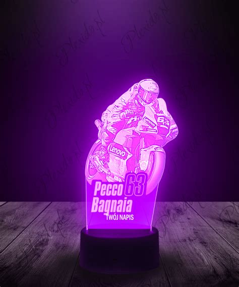 Lampka LED 3D Plexido Moto Gp Pecco Bagnaia Plexido Pl