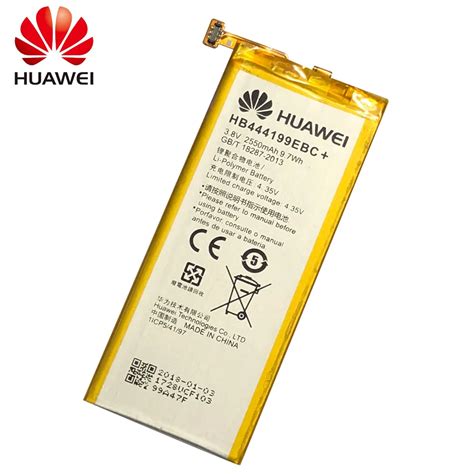 Original High Quality 2550mAh HB444199EBC Battery For Huawei Honor 4C