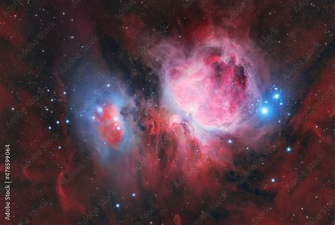 The Orion Nebula Messier Is A Bright Nebula In The Constellation