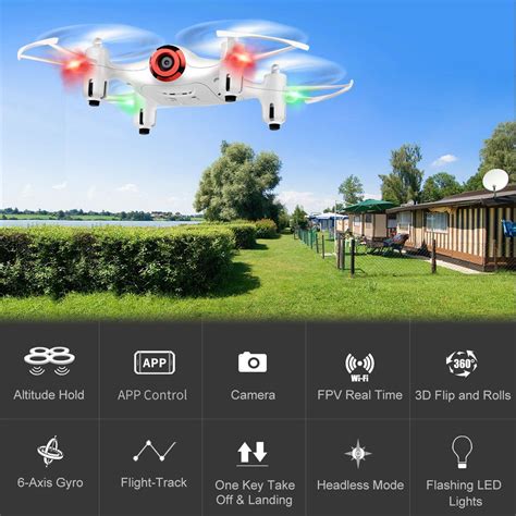 Syma X W Mini Rc Drone With Camera Live Video Ghz Axis Gyro Fpv