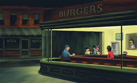 Does Anybody Have A High Res Version Of The Bob S Burgers Nighthawks