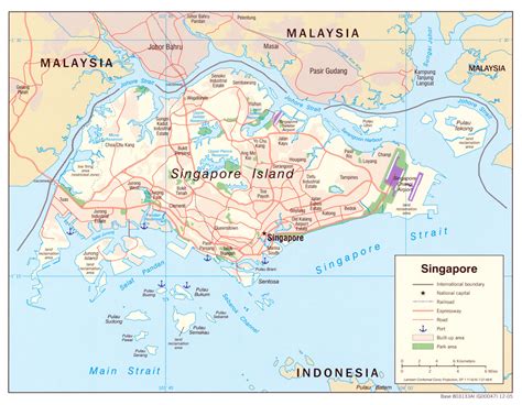 Peta Singapura / Singapore map