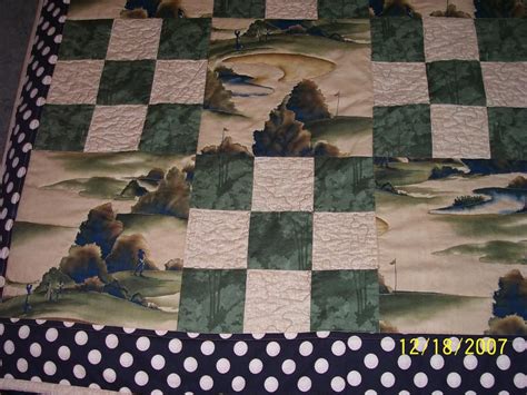 Quilts For Golfers You Have To See Golf Quilt On Craftsy Golf