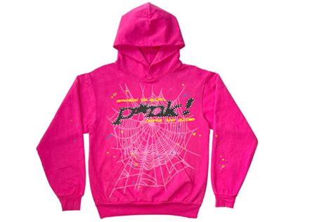 Sp5der P*NK Hoodie Pink Men's - SS21 - US