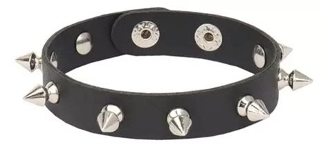 Pulsera Chica Picos Metalicos Spikes Punk Rock Metalero Dark Meses