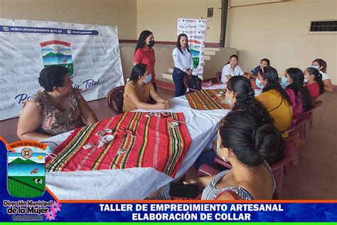 Taller De Emprendimiento Artesanal Municipalidad De Pasaco