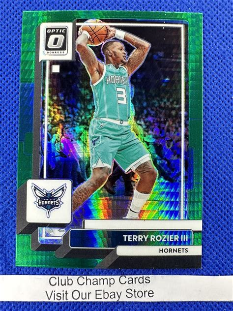 2022 23 143 Terry Rozier III Donruss Optic Basketball Hyper Green