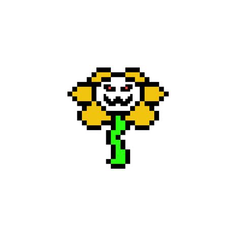 Free Flowey Sprite Png Clipart Backgroundevil Flowey Sprite Png