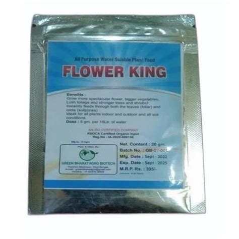 Bio Tech Grade Granules Organic Flower King Fertilizer For Agriculture Packet At Rs 160kg In