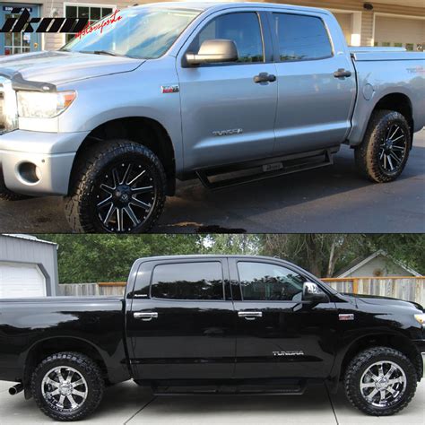 Toyota Tundra Crew Max Ikon V Style Steel Running Boards