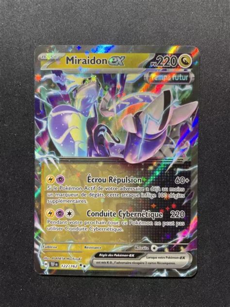 CARTE POKÉMON MIRAIDON EX 122 162 EV05 Forces Temporelles TEF FR NEUF