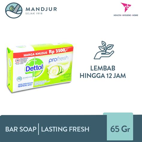 Jual Dettol Profresh Lasting Fresh Sabun Mandi Batang 65 G Di Seller