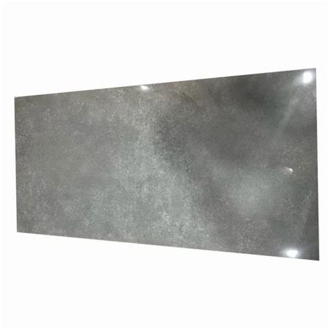 Semi Glossy Grey Ceramic Bathroom Floor Tile Size 1x2 Feet 300x600 Mm