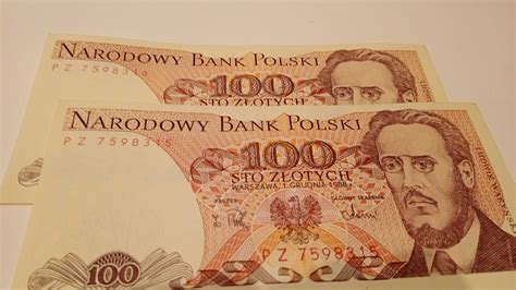 Stare Banknoty z PRL u 100 zł 1988r 24 szt Prywatna kolekcja Tanio