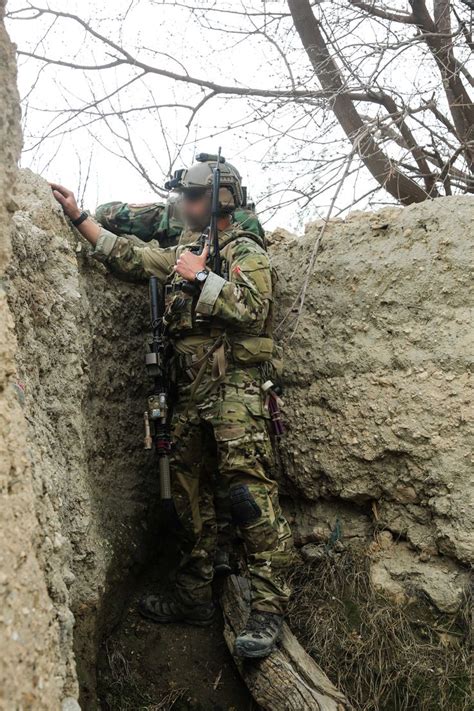 A U S Special Forces Soldier Attached To Combined Joint Special